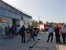 Hasie v Plzni opt zamstnal poár chátrající budovy na Rokycanské tíd,...