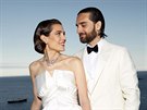 Charlotte Casiraghi a Dimitri Rassam na svatební hostině ve francouzském sídle...