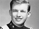 Donald Trump na vojenské akademii (New York, 7. íjna 1964)