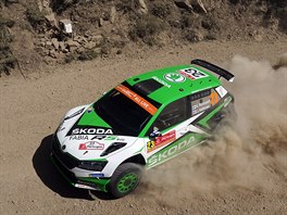 koda Fabia R5 evo na portugalsk rallye