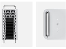Nová Mac Pro je vybaven tymi Thunderbolt 3 porty, dvma USB-A porty a dvma...