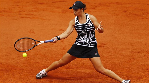 Australsk tenistka Ashleigh Bartyov v semifinle Roland Garros.