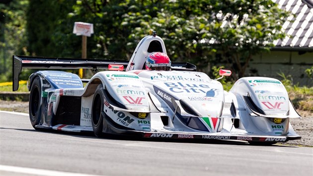 Ital Christian Merli ovl�dl v nov�m rekordu automobilov� z�vody do vrchu Ecce Homo ve �ternberku.