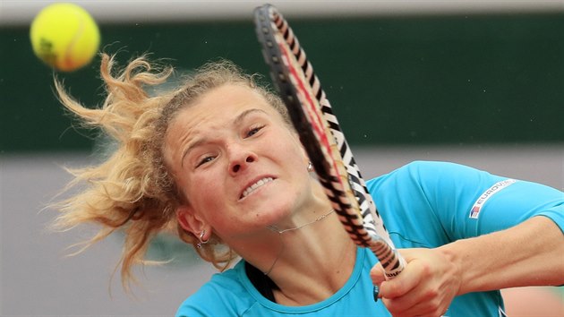 Kateina Siniakov v osmifinle Roland Garros