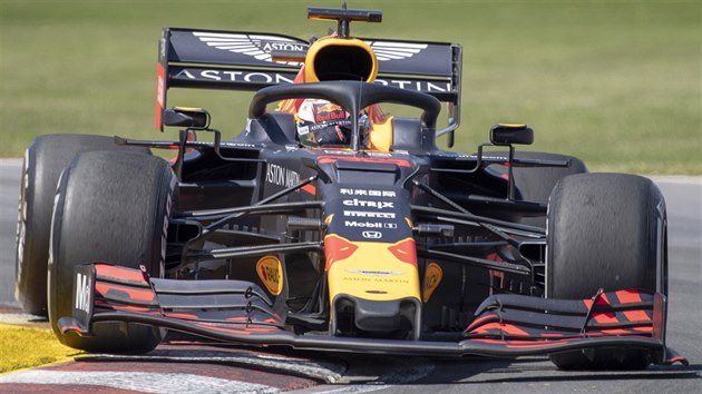 Max Verstappen ve Velk cen Kanady formule 1.