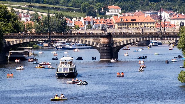 Pln Vltava v Praze (2. 6. 2019)