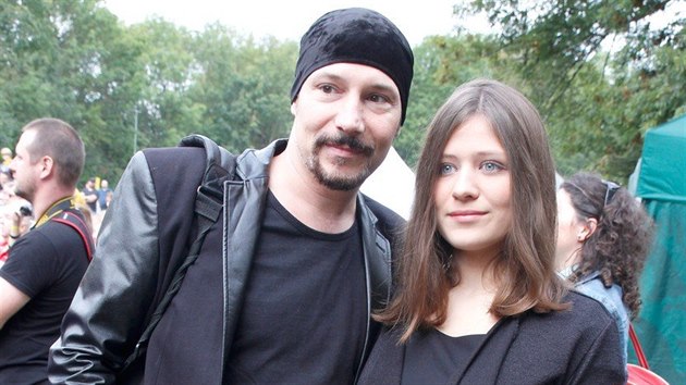 Bohuš Matuš s přítelkyní Lucií (Praha, 8. září 2018)