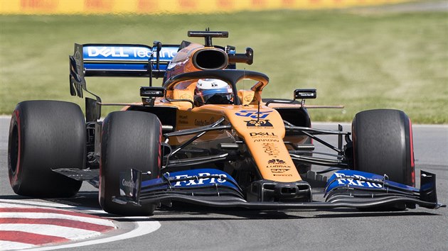 Carlos Sainz z McLarenu pi trninku na Velkou cenu Kanady