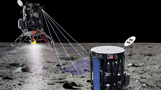 Modul firmy Intuitive Machines of Houston má provést pět letů s nákladem k zajímavé temné skvrně na Měsíci.