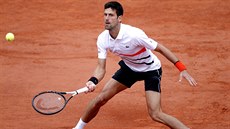 Novak Djokovi ze Srbska v semifinále Roland Garros
