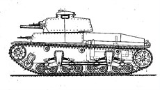Bokorys tanku Praga V-8-H