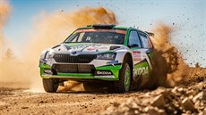 koda Fabia R5 evo na portugalské rallye