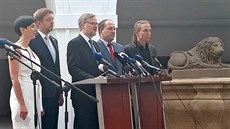 Pedstavitelé pti opoziních stran - první místopedsedkyn TOP 09 Markéta...