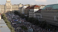 V Praze probíhá demonstrace za nezávislost justice a za odvolání ministryn...
