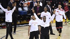 Basketbalisté Toronta slaví vítzství na hiti Golden State ve tetím finále...