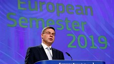 Místopedseda Evropské komise Valdis Dombrovskis (5. ervna 2019)