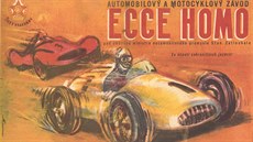 Historický plakát jednoho ze závod Ecce Homo ve ternberku.