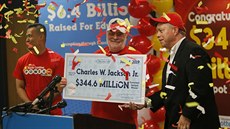 Charles W. Jackson, který v loterii Powerball vyhrál 344,6 milionu dolar