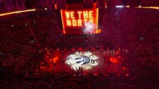 Torontská Scotiabank Arena je nachystána na druhé finále NBA.