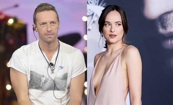 Chris Martin a Dakota Johnsonová