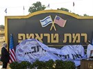 Slavnostní zaloení nové osady v Golanských výinách pojmenované po americkém...