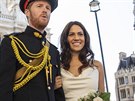 Dvojnice Meghan Markle i s dvojníkem prince Harryho. Na vtích britských...