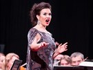 Sopranistka Olga Peretyatko pi svm vystoupen na festivalu Smetanova Litomyl