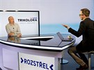 Lídr hnutí Trikolóra Václav Klaus mladí v diskusním poadu Rozstel. (11....