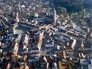 Leteck� pohled na st�edo�eskou Kutnou Horu