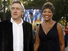 Robert De Niro a jeho manelka Grace Hightowerová na premiée filmu Hvzdný...