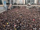 Desítky tisíc lidí pily v Hongkongu na dalí protest proti zákonu o vydávání...
