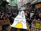 Desítky tisíc lidí pily v Hongkongu na dalí protest proti zákonu o vydávání...