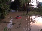 Na Mladoboleslavsku zatopila voda chatovou osadu