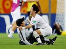 Korejská gólová radost v duelu s Ekvádorem.
