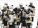 Bostonská radost po výhe v estém finále NHL.