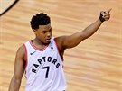 Kyle Lowry z Toronta ídí hru.