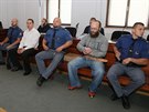 Bval policista Martin Novotn (vlevo) a Ale eptk u Krajskho soudu v...