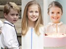 Britský princ George, panlská korunní princezna Leonor, védská princezna...