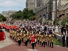 Udílení titul rytí Podvazkového ádu na hrad Windsor 17. ervna 2019