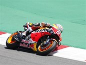 Marc Marquez bhem Velké ceny Katalánska