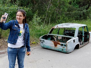 Do Černobylu se hrnou davy turistů, kteří chtějí na místě pořídit co nejlepší...