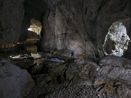 Jeskyně Mariničeva jama byla objevena v roce 1884.