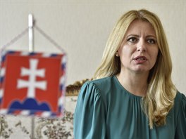 Nová slovenská prezidentka Zuzana aputová poskytla v Bratislav rozhovor eské...