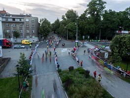 Momentka z Olomouckho plmaratonu.