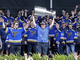 Craig Berube, trenér St. Louis, se Stanley Cupem