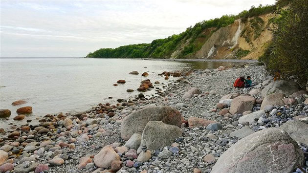 Kamenit ple na mysu Arkona. S trochou tst tam potkte i tulen. 