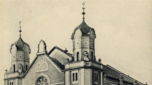Také synagoga v ostravské části Přívoz byla velmi dominantní a majestátní stavbou.