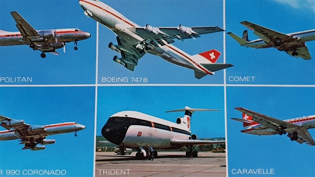 V 70. letech 20. století se na obloze potkávaly rozmanité typy letadel, jak ukazuje výřez z tehdejšího propagačního materiálu. Velké rozdíly v jejich výkonnostních charakteristikách vytvářely pro řídící letového provozu problémy samy o sobě.