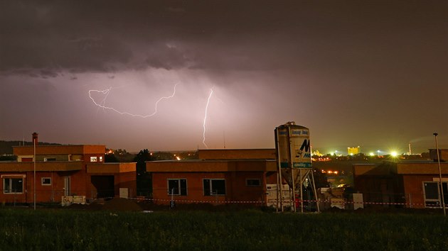 Sobotní bouřka v Jihlavě. (16.6.2019)