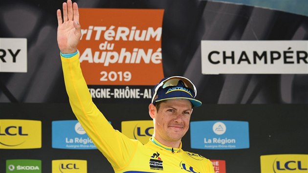 Jakob Fuglsang jako vtz Criterium du Dauphine